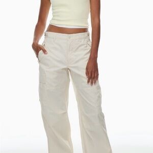 TNA Off-White Cargo Pants